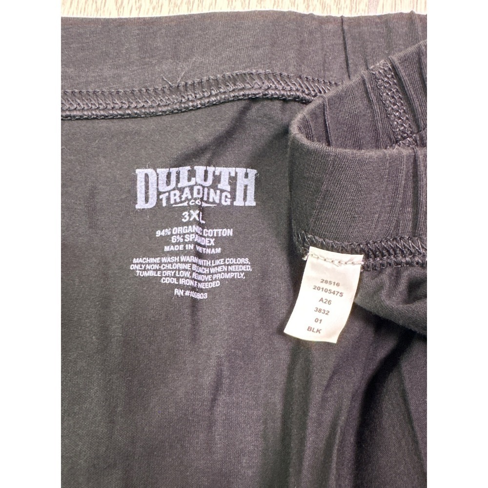 Duluth Trading Co Free Range Mens Black Organic Cotton Boxer Briefs 3XL 28516 - Picture 3 of 6